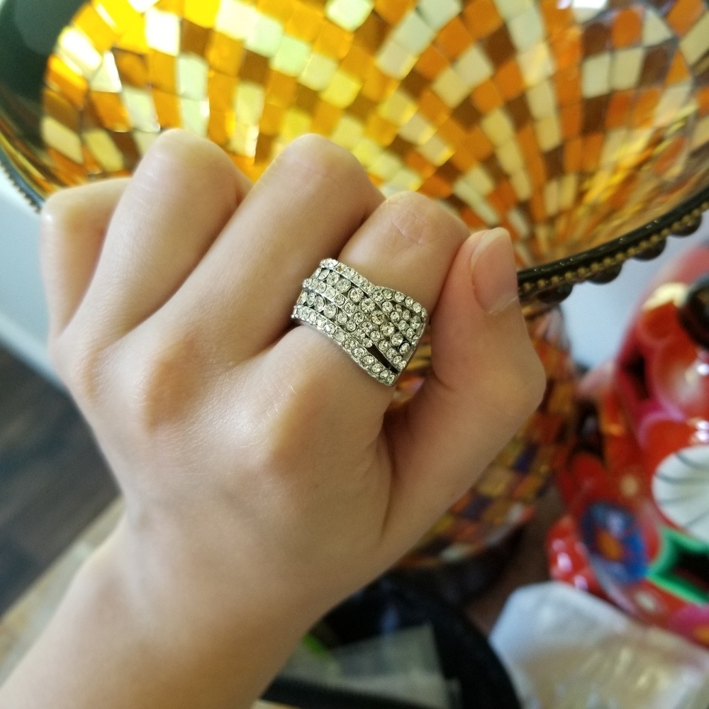 Vintage Layered Cocktail Ring